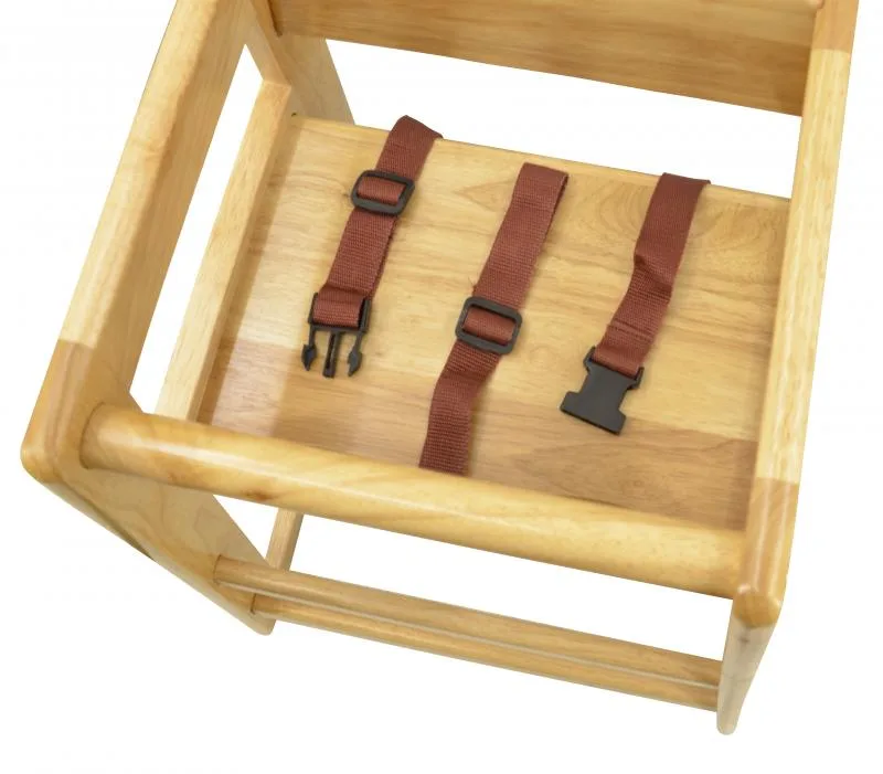 Commercial Natural Wooden High Chair