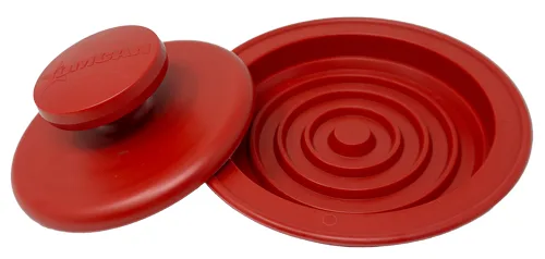 Red Plastic Hamburger Patty Press