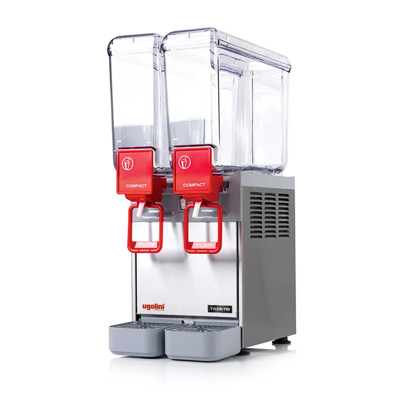 Ugolini Arctic Compact Countertop Double Bowl Juice Dispenser with 2 x 8L Capacity – 115V