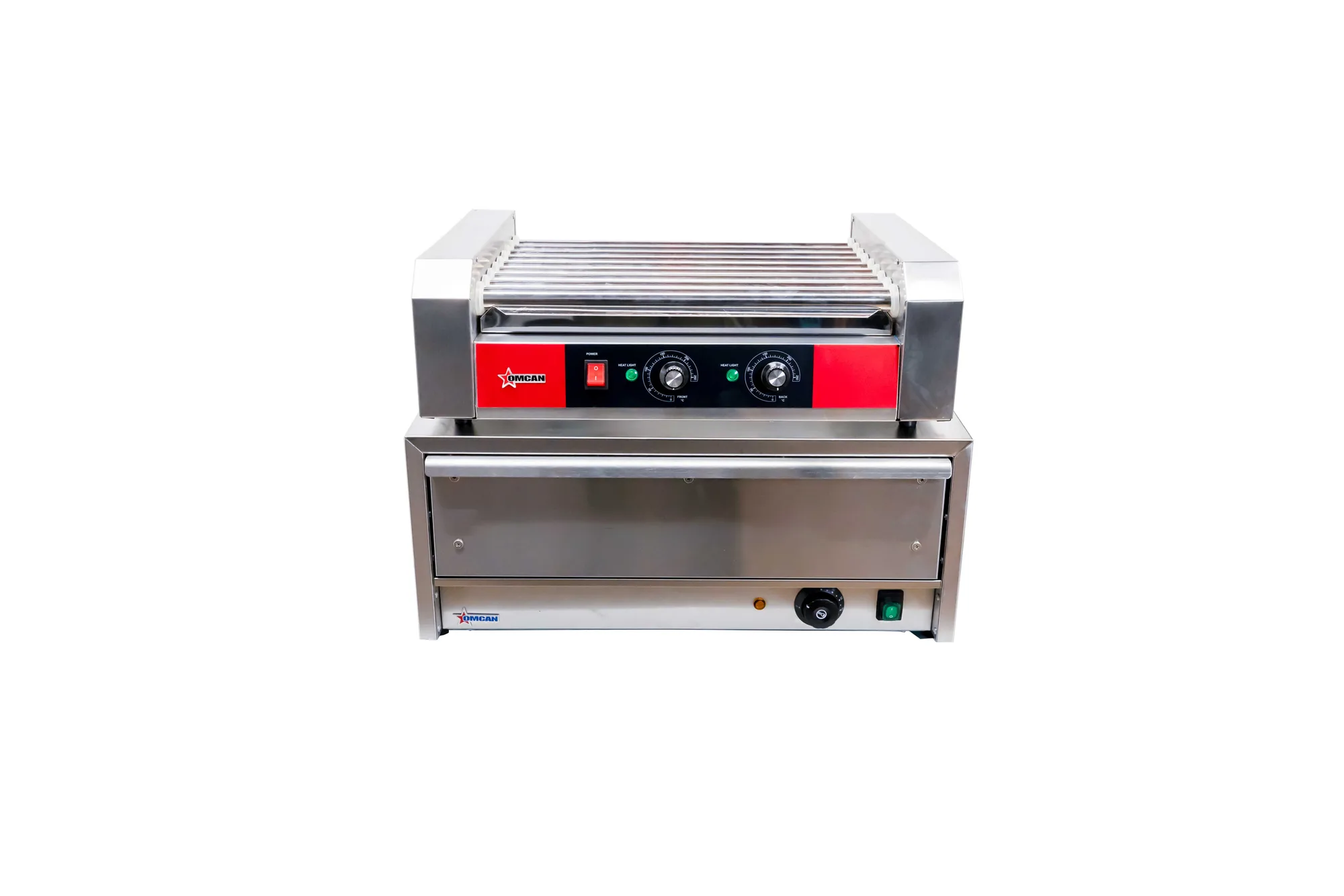 24 Hot Dog Roller Grill with 9 Rollers - 120 V, 1170 W