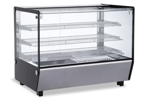 34" Countertop Display Warmer, 3 Shelves, Square-Glass, Full-service, 5.6 cu.ft. (160L) Capacity  – 110V, 1650W