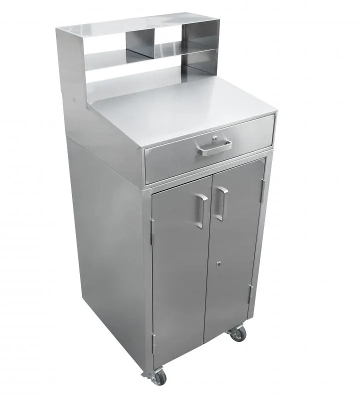 24" Stainless Steel Mobile Receiving Desk