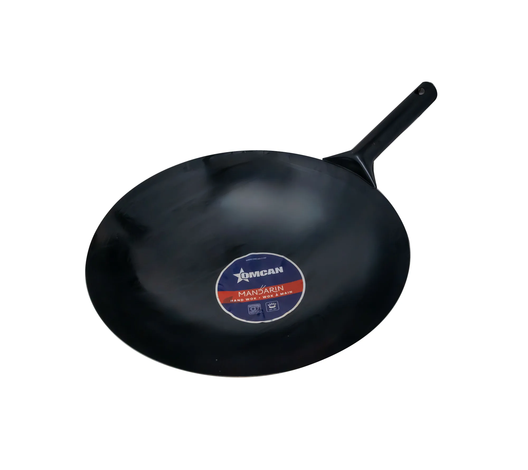 16″ Mandarin Wok Black Iron, Welded Joint