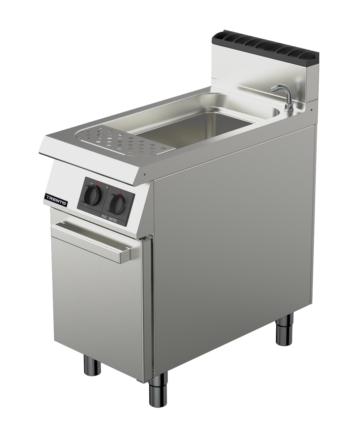 Trento 12 Gallon (45L) Natural Gas Pasta Cooker – 47,500 BTU