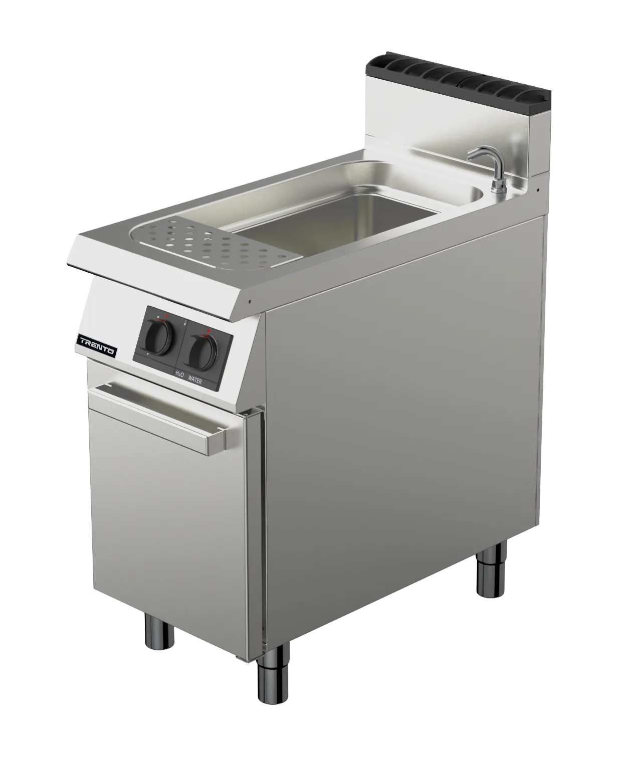 Trento 12 Gallon (45L) Natural Gas Pasta Cooker – 47,500 BTU