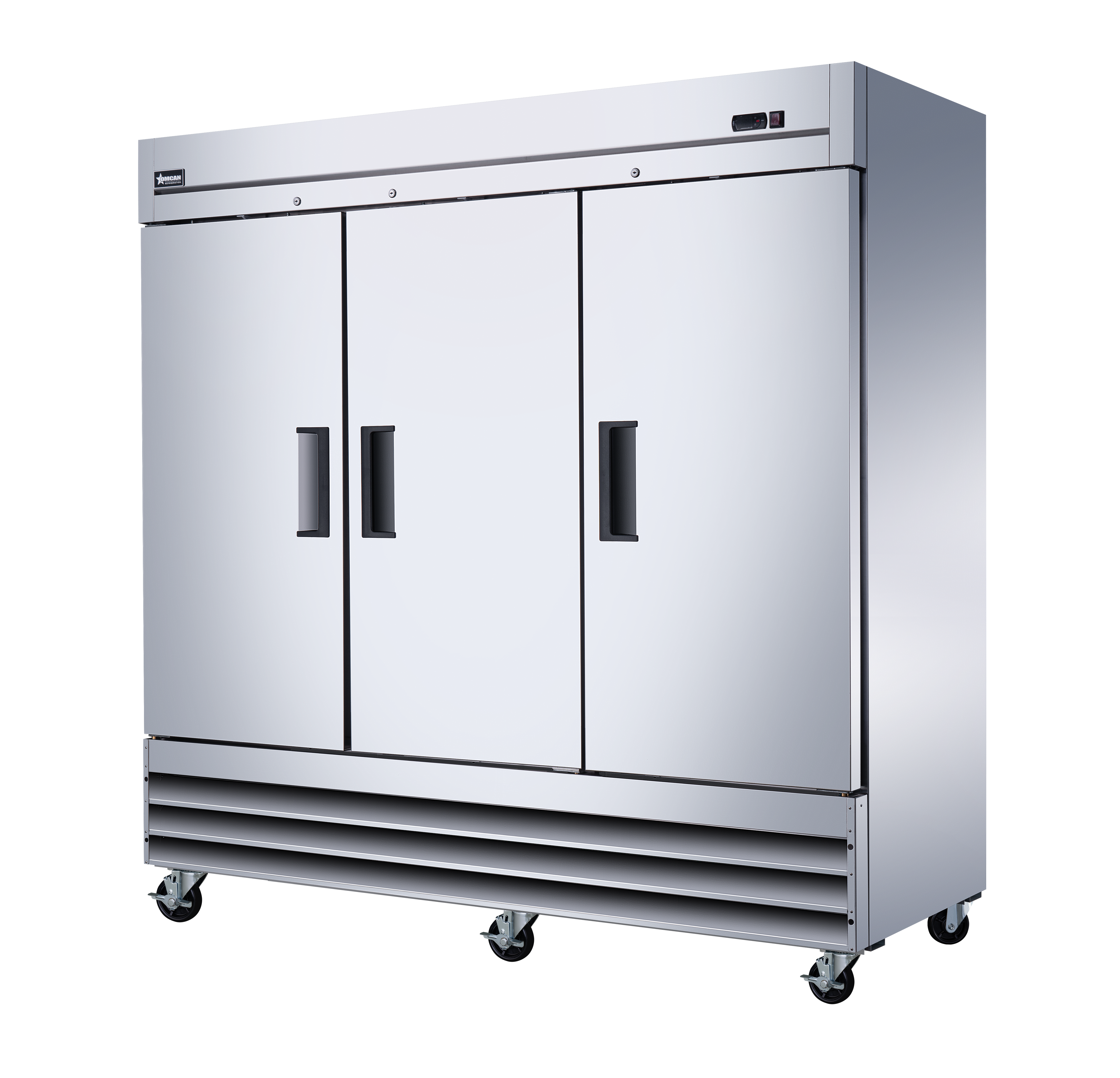 81″ Three (3) Door Reach-in Refrigerator, 72 cu.ft (2040 L), Stainless Steel