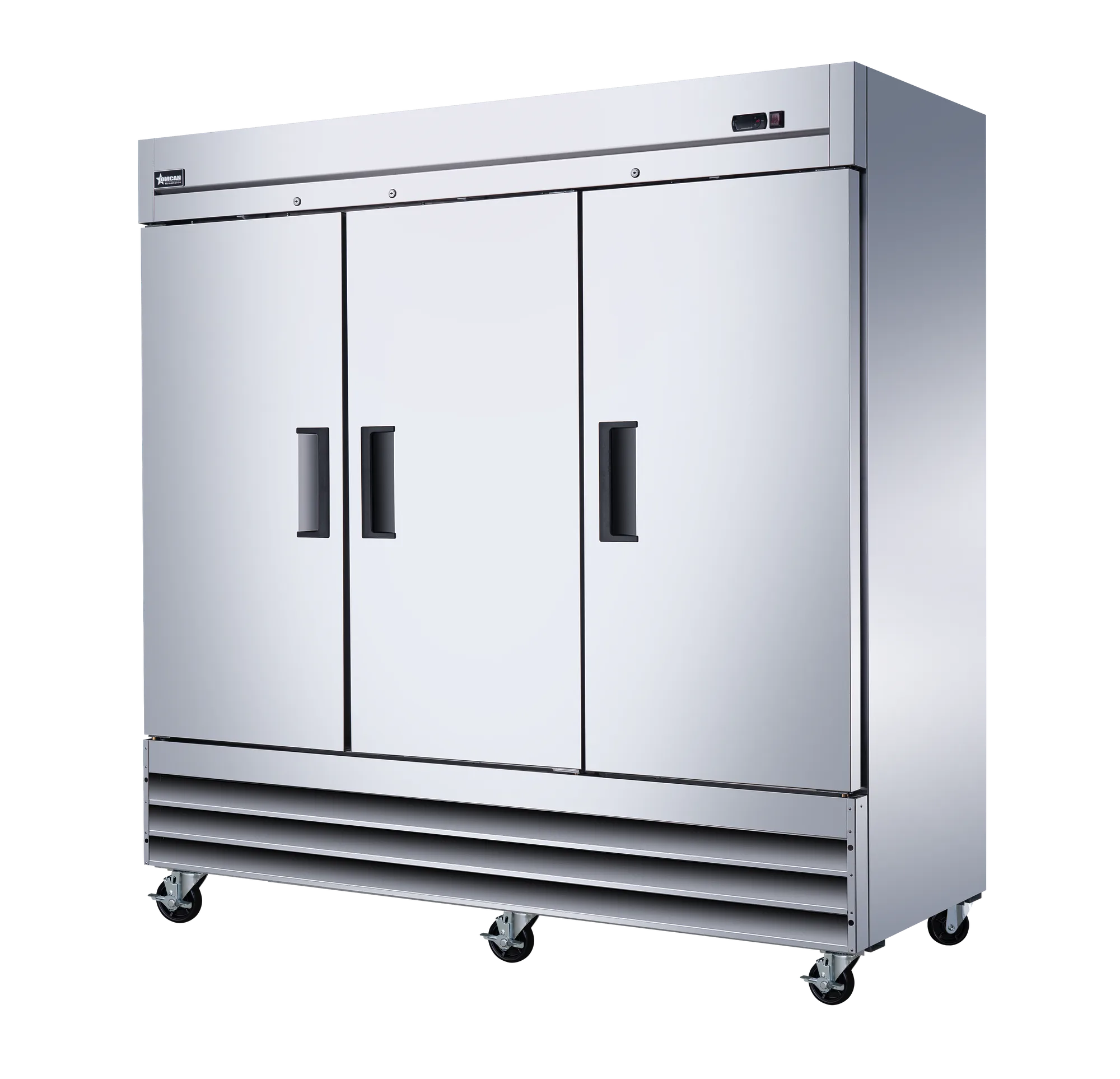 81″ Three (3) Door Reach-in Refrigerator, 72 cu.ft (2040 L), Stainless Steel