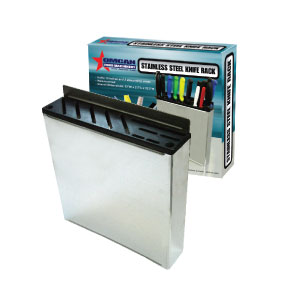 SS Knife Racks with Plastic Inserts