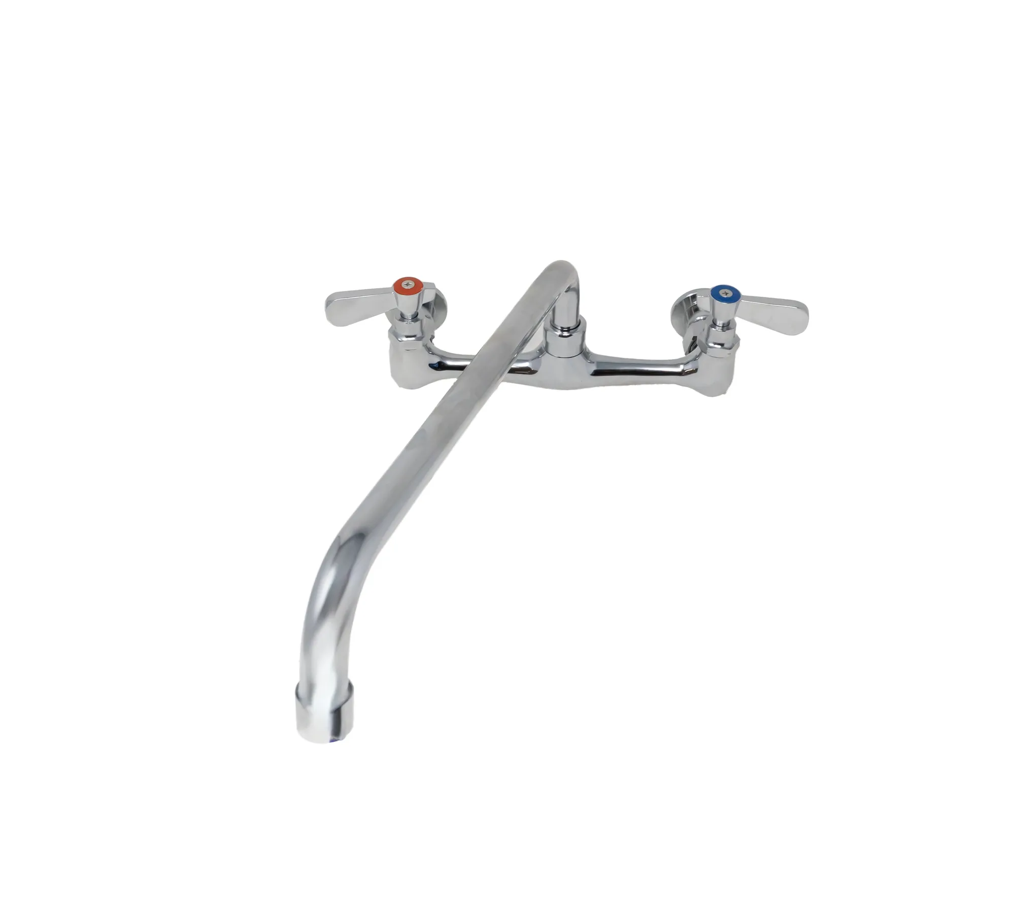 Splash Mounted Faucet with 16″ Swing Spout and 8″ Centers
