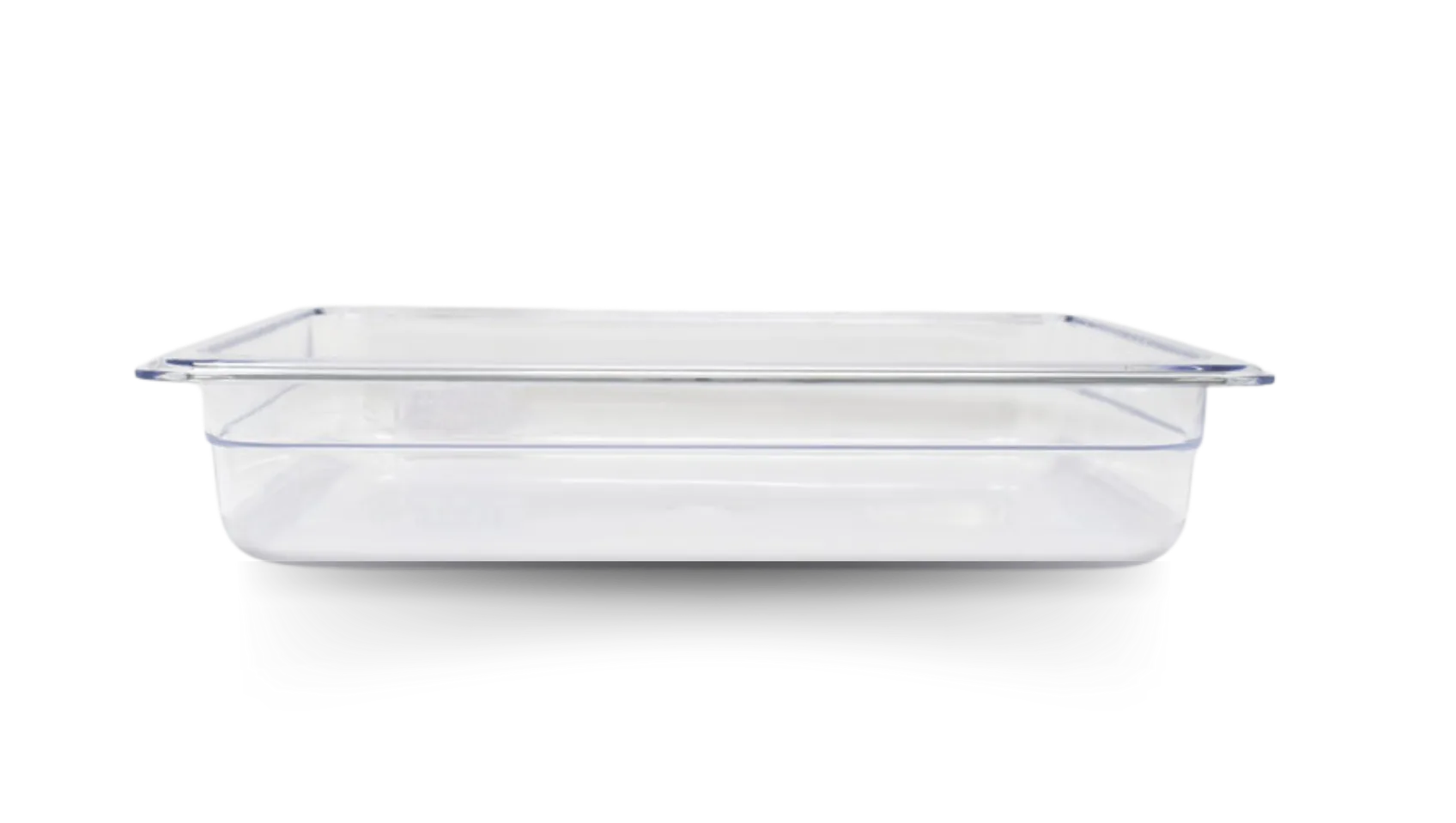 GN 1/2 Half-size Polycarbonate Clear Food Pan, 2 1/2″ Deep