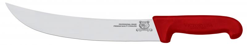 10" Steak Knife with Red Super Fiber Handle