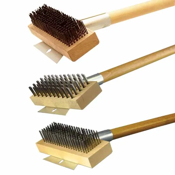 Ultimate Oven And Grill Brush with Round Carbon Steel Wires
