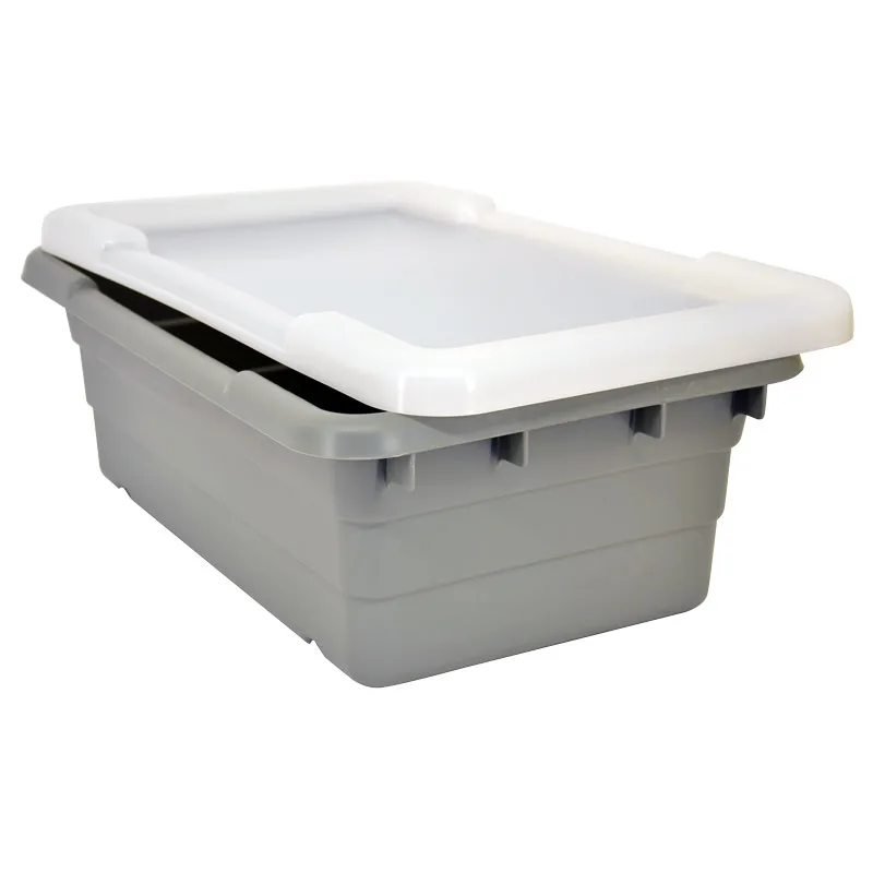 Gray Meat Lug Tote Box