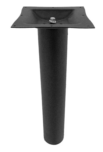 4.5″ Diameter Black Column with Square Top Spider for Standard Height Table
