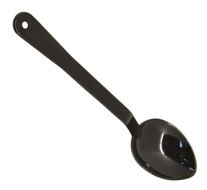 13" Black Polycarbonate Serving Spoon