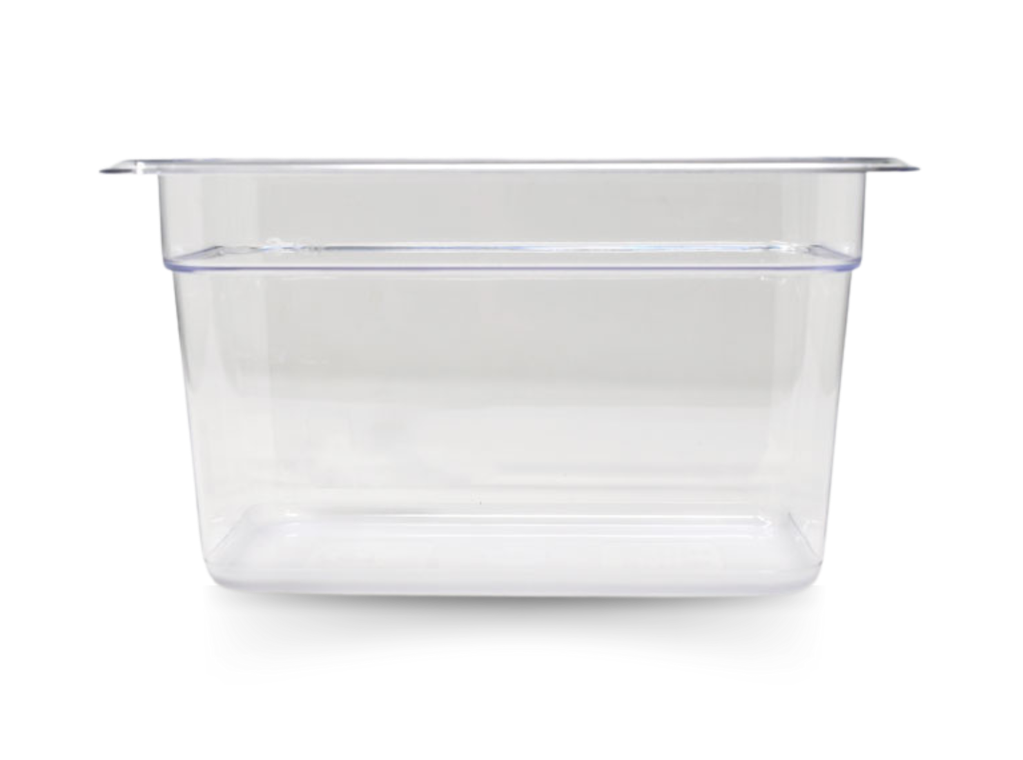 1/4 Size (GN 1/4) Polycarbonate Clear Food Pan, 6″ Deep