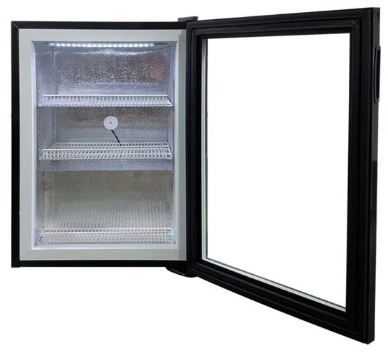 23″ One (1) Glass Door Countertop Display Freezer, 3.46 cu.ft. (98 L), Black