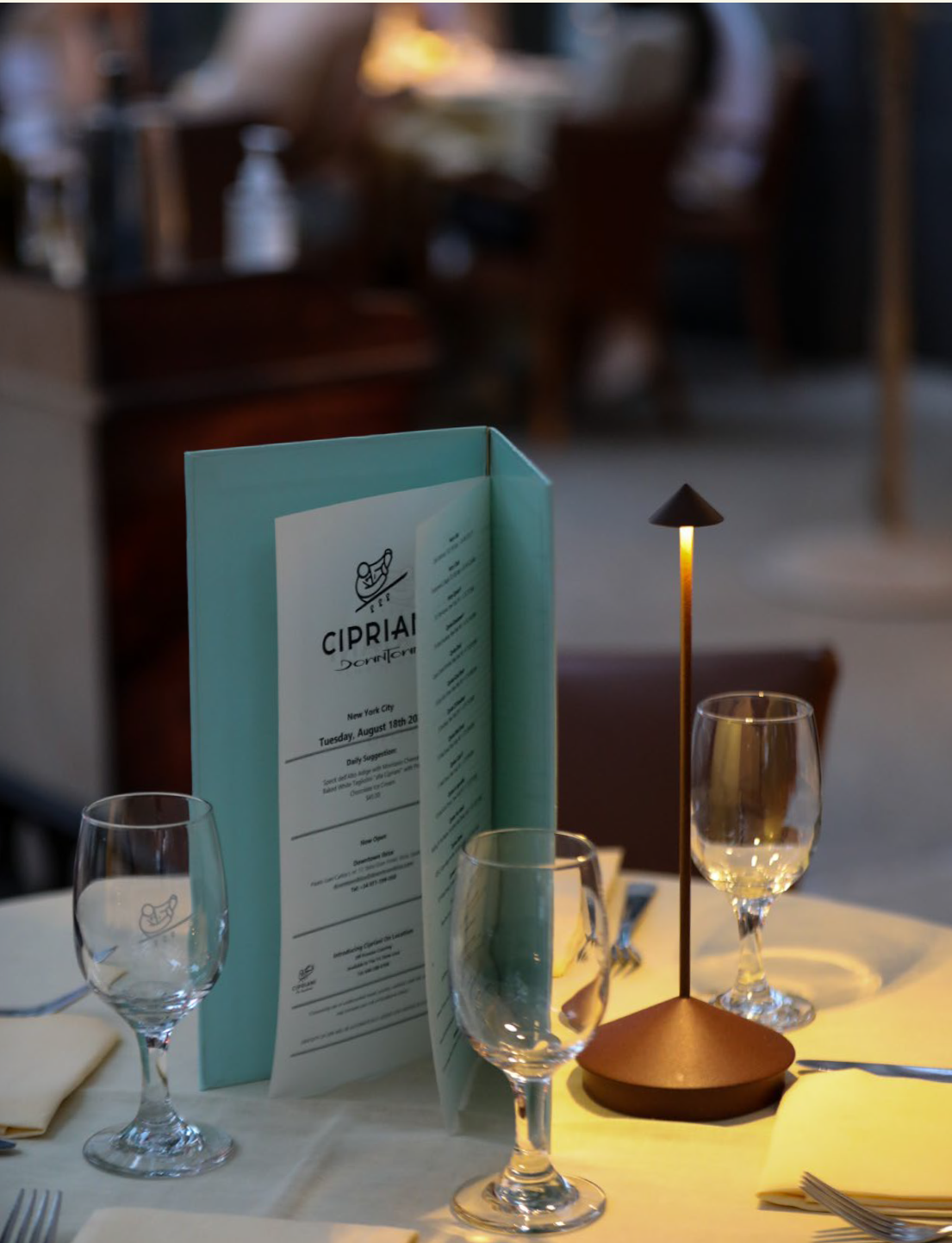 Laurentian Brown LED Rechargeable Table Lamp