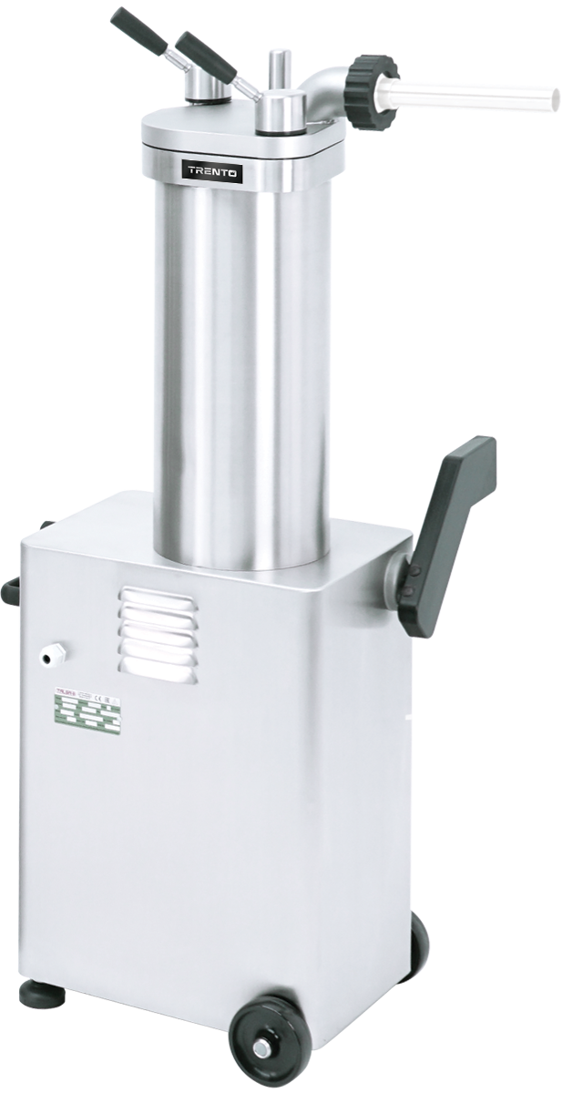 Talsa F14S 26 lb (12 kg) Hydraulic Piston Sausage Stuffer Stainless Steel | Trento – 110V, 750W (1 HP)