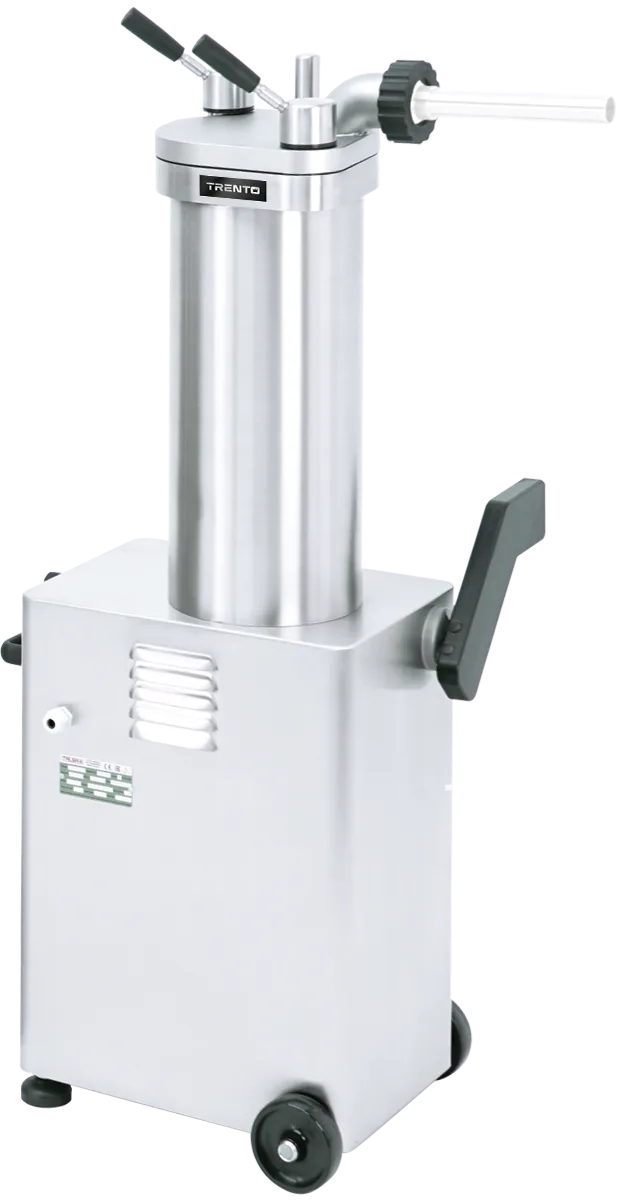 Talsa F14S 26 lb (12 kg) Hydraulic Piston Sausage Stuffer Stainless Steel | Trento – 110V, 750W (1 HP)
