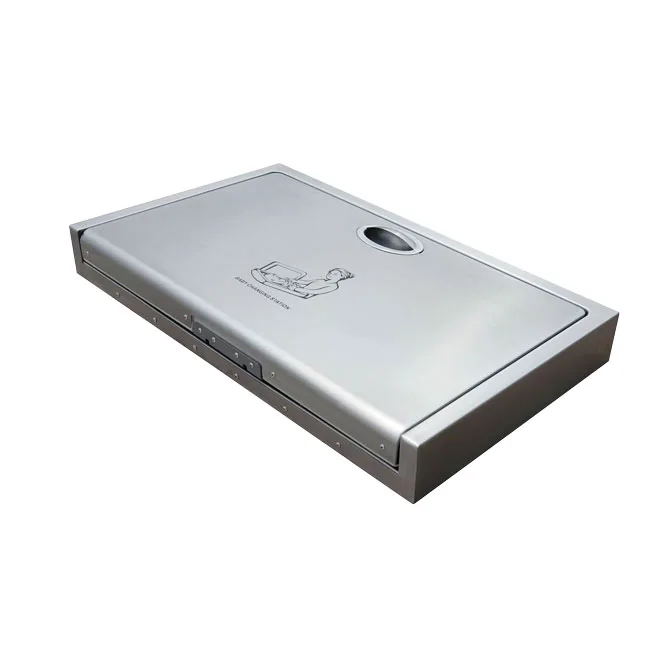 Baby Changing Station – Stainless Steel Cover + High-Density Polyethylene