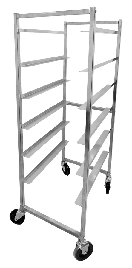 Stainless Steel Universal Rack with 6 Slides and 9″ Spacing
