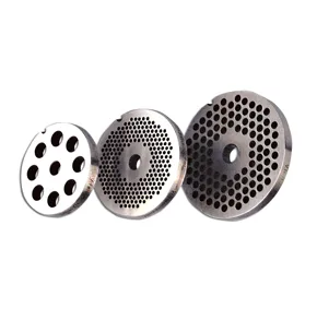 European Style #12 stainless steel plate, hubless, 8mm (5/16″) – one notch/ round