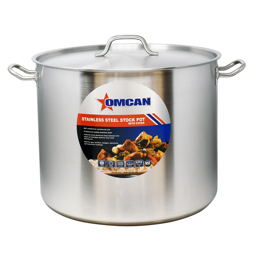 60 Qt. Stainless Steel Stock Pot with Lid
