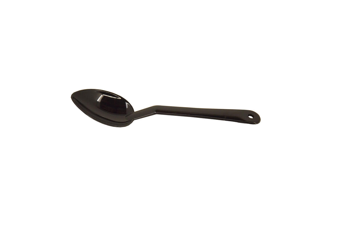 11" Black Polycarbonate Serving Spoon