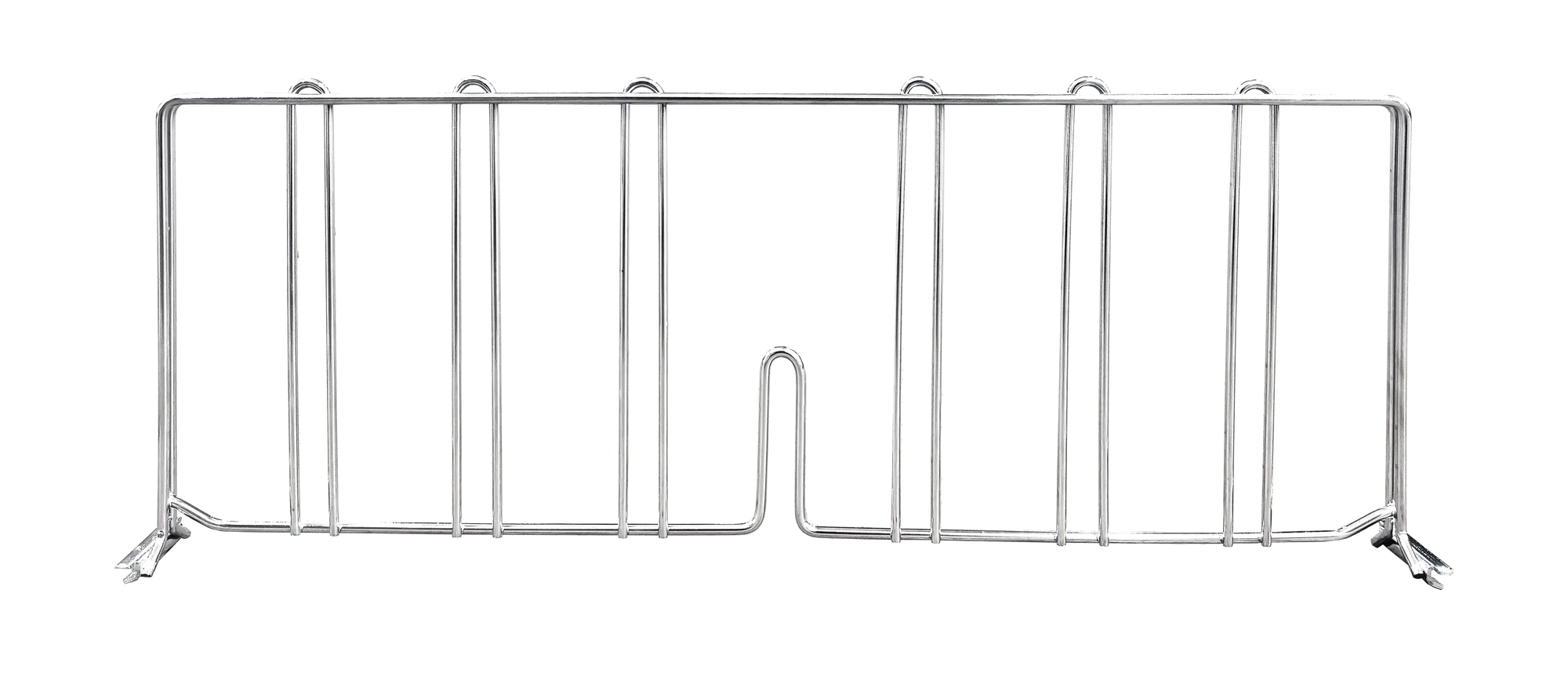 Pressure Fit Chrome Shelf Divider 18" x 4"
