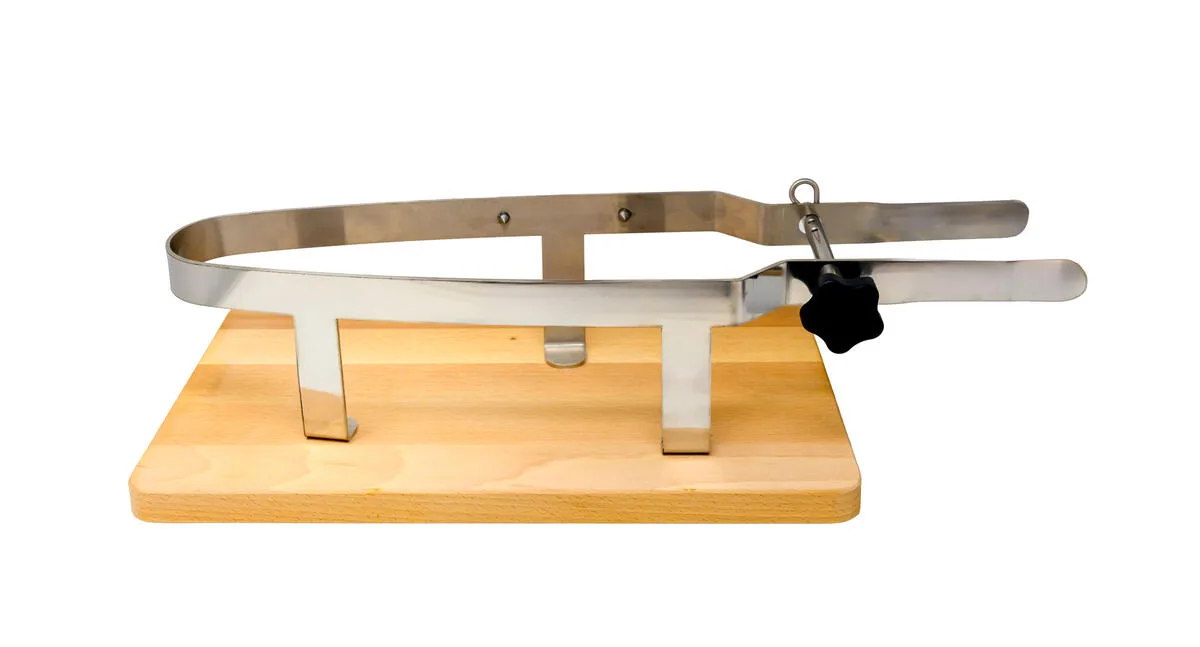 Prosciutto Holders with Wooden Base