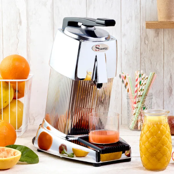 Santos #10 Chrome Citrus Juice Extractor with Lever