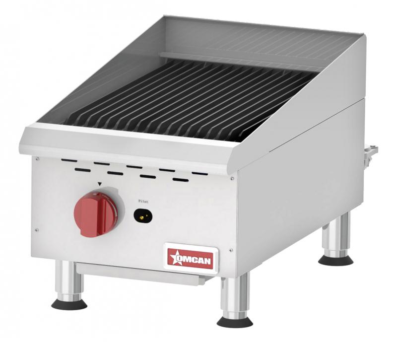 Elite 15″ Countertop Radiant Gas Charbroiler 1 Burner, 40,000 BTU