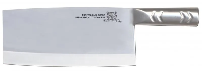 8 1/2" Chinese Style Cleaver with Stainless Steel Handle