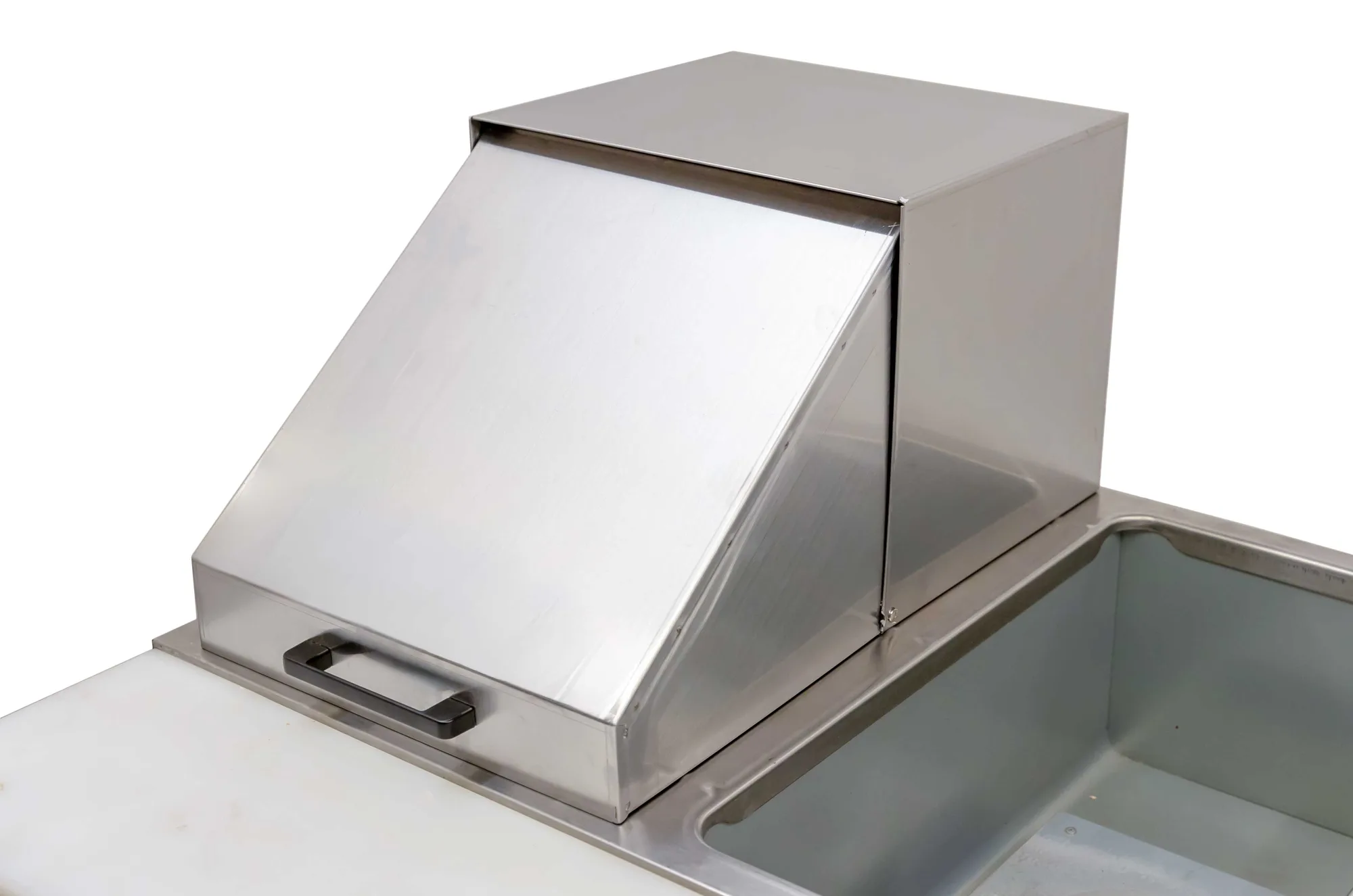 Roll Top Cover with Handle for Stainless Steel Steam Table
