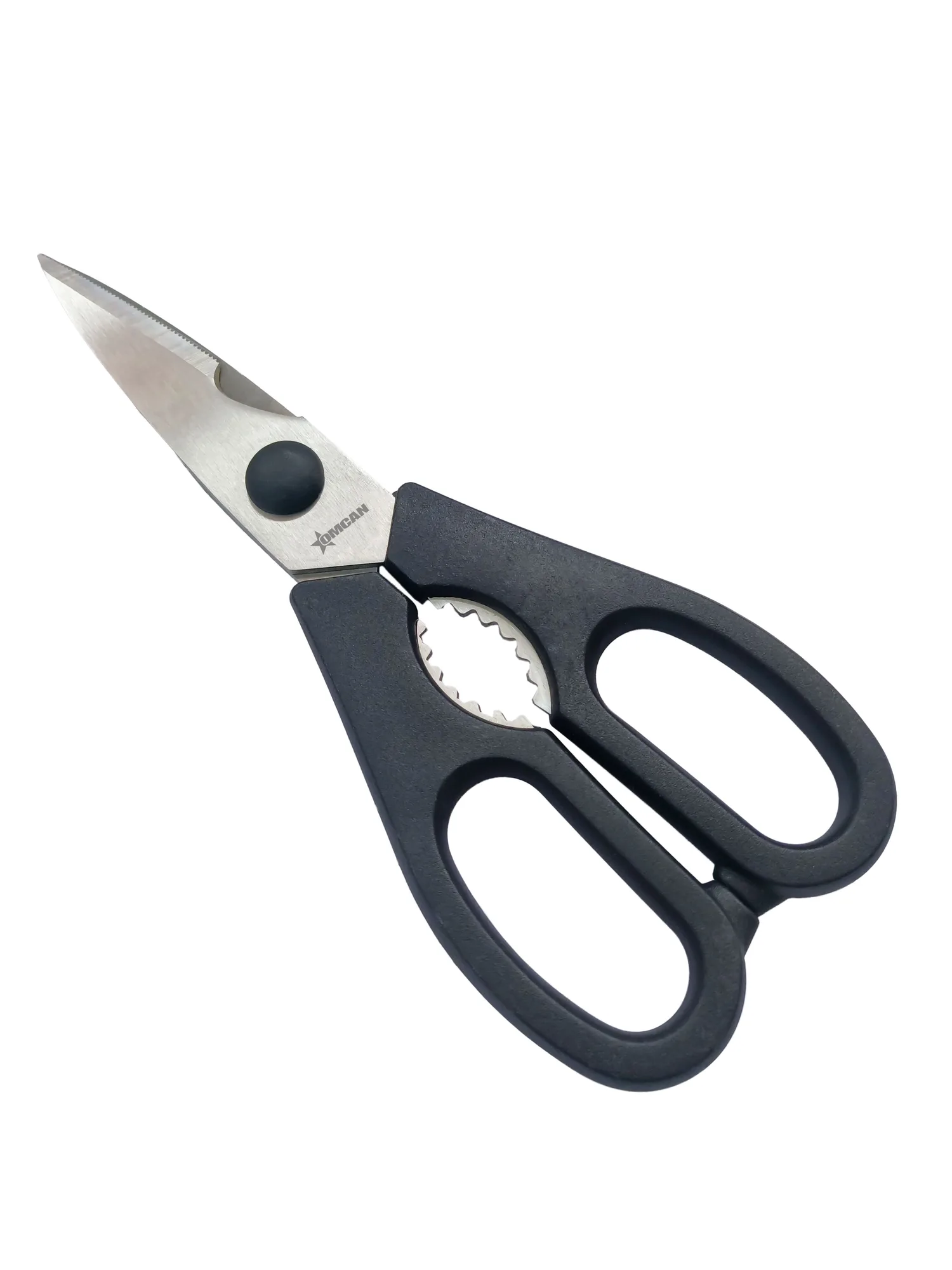 8 3/8″ Stainless Steel All-Purpose Detachable Kitchen Shears with Black Polypropylene Handles