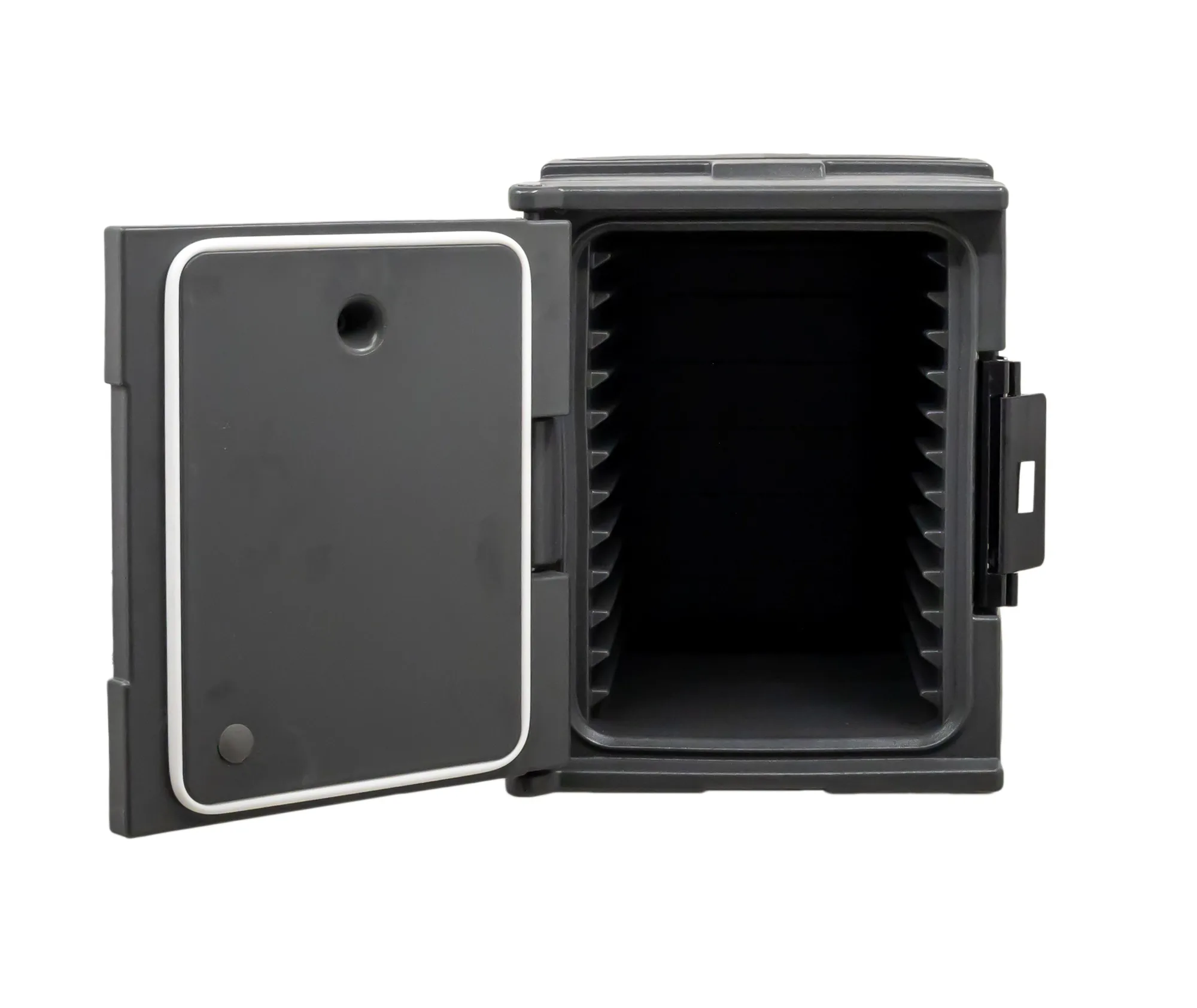 Insulated Polyethylene Food Pan Transport Carrier Front-Loading Design, up to 6 Pan Capacity