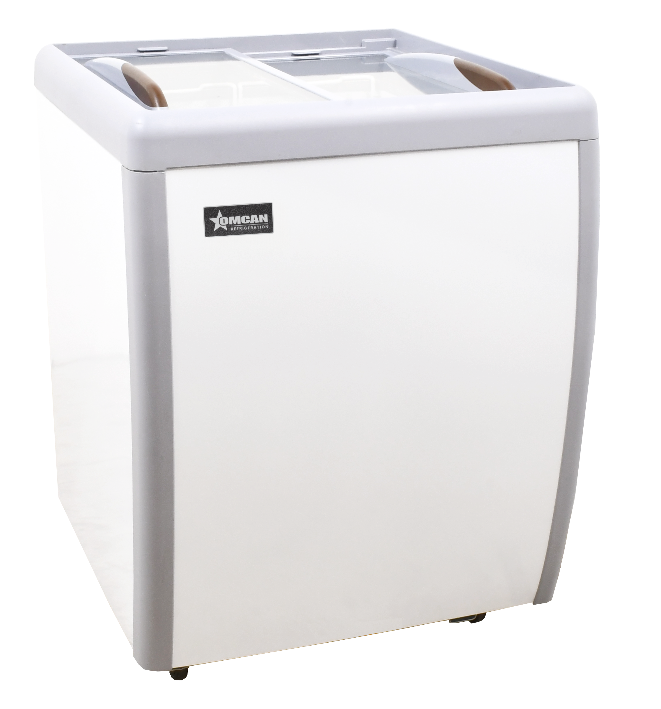 26" Ice Cream Display Chest Freezer with Flat Glass Top, 5.5 cu.ft. (156 L)