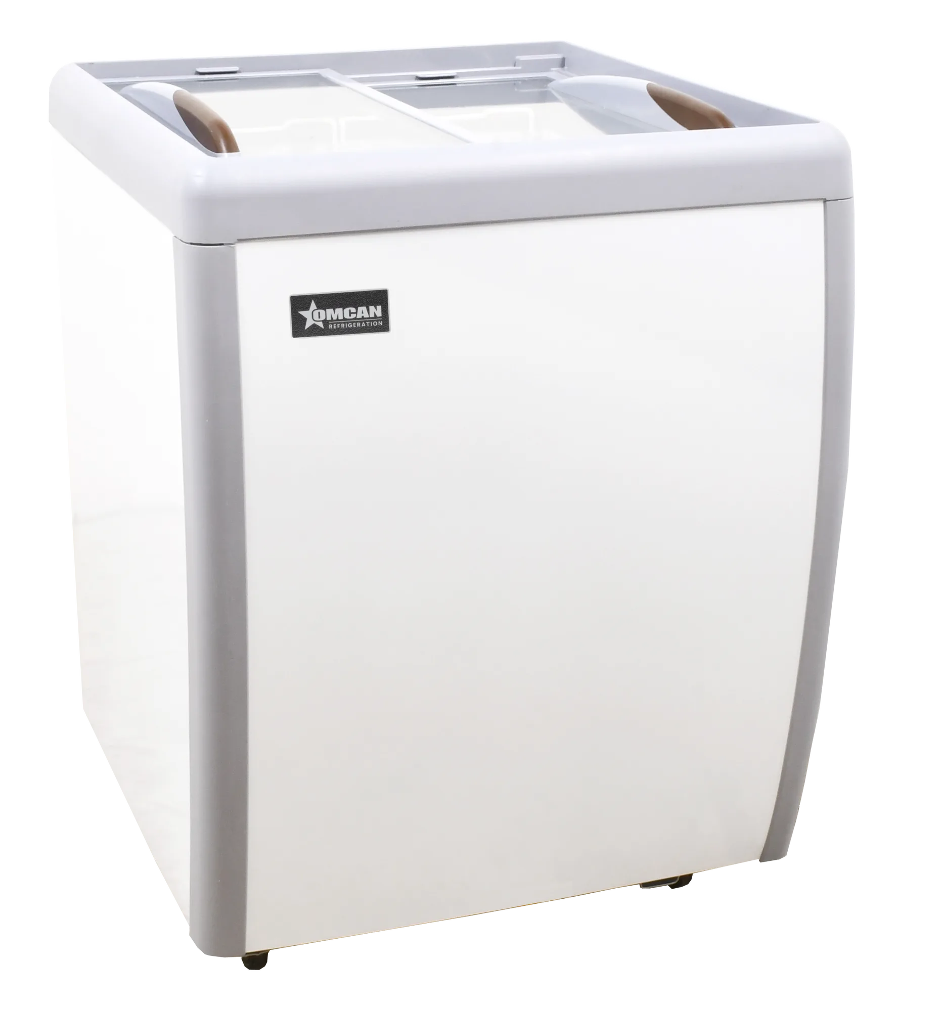 26" Ice Cream Display Chest Freezer with Flat Glass Top, 5.5 cu.ft. (156 L)