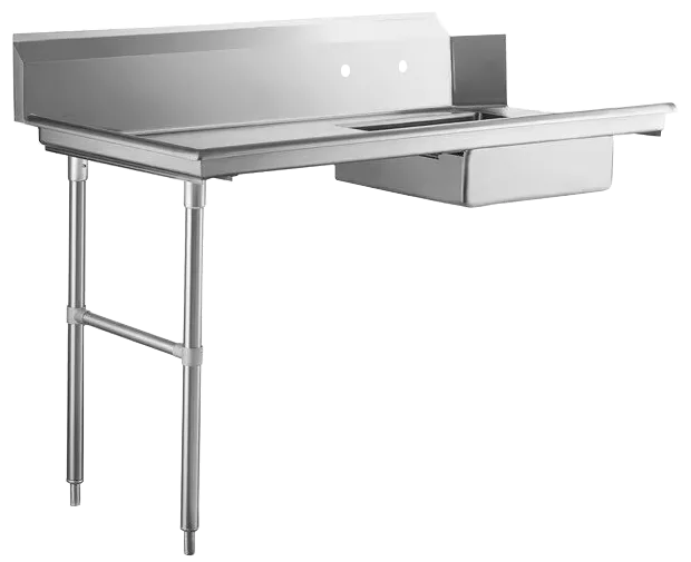 72″ Left Side Soiled Dish Table with Sink
