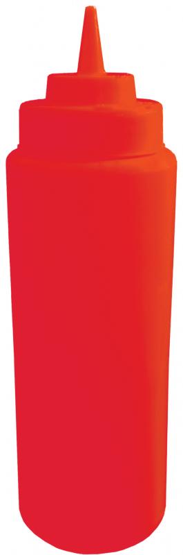 16 oz Red Ketchup Condiment Squeeze Bottle – BPA Free