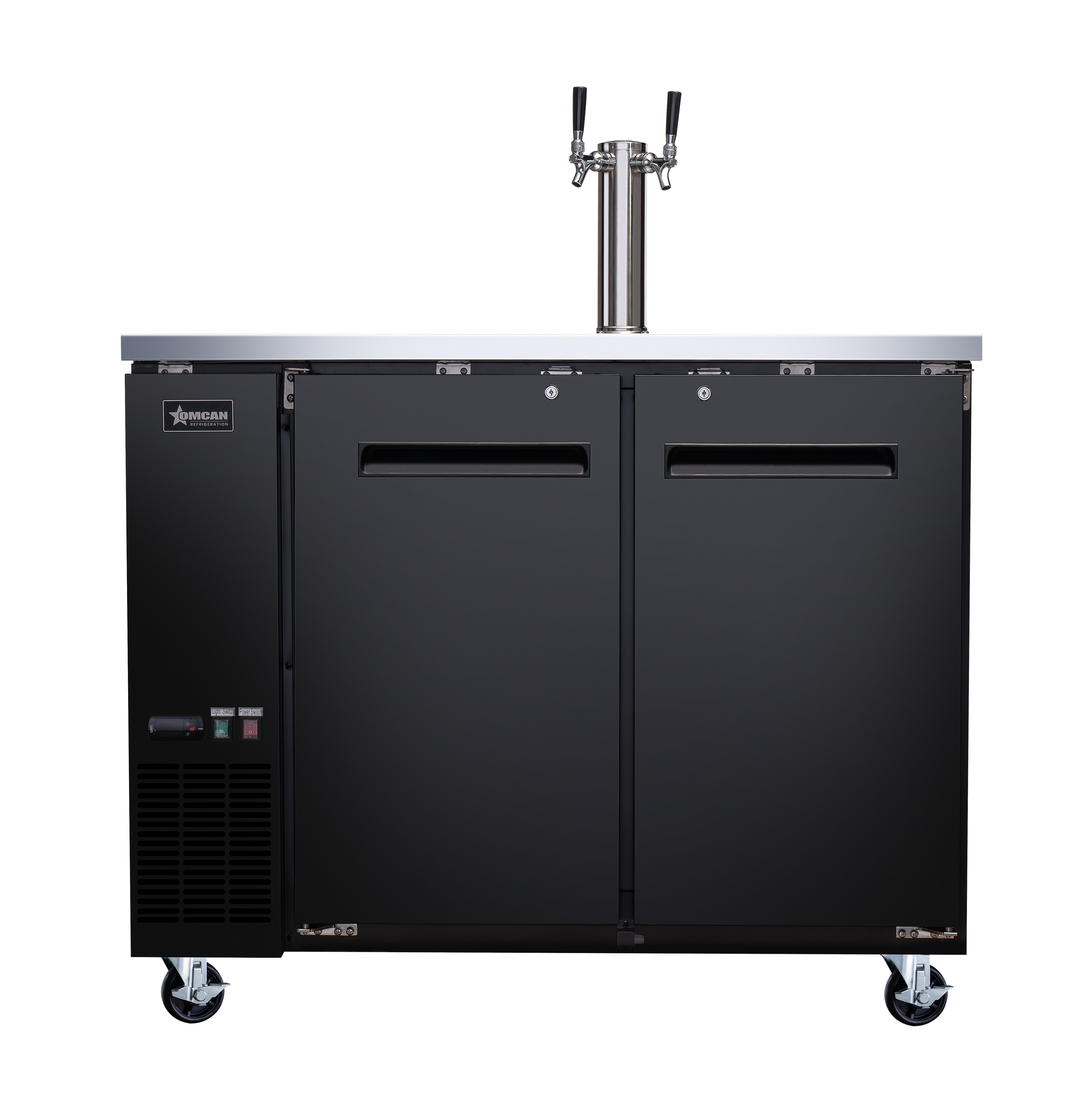 49″ Two (2) Door Kegerator / Beer Dispenser with 1 Tap, 11.8 cu.ft. (335 L)