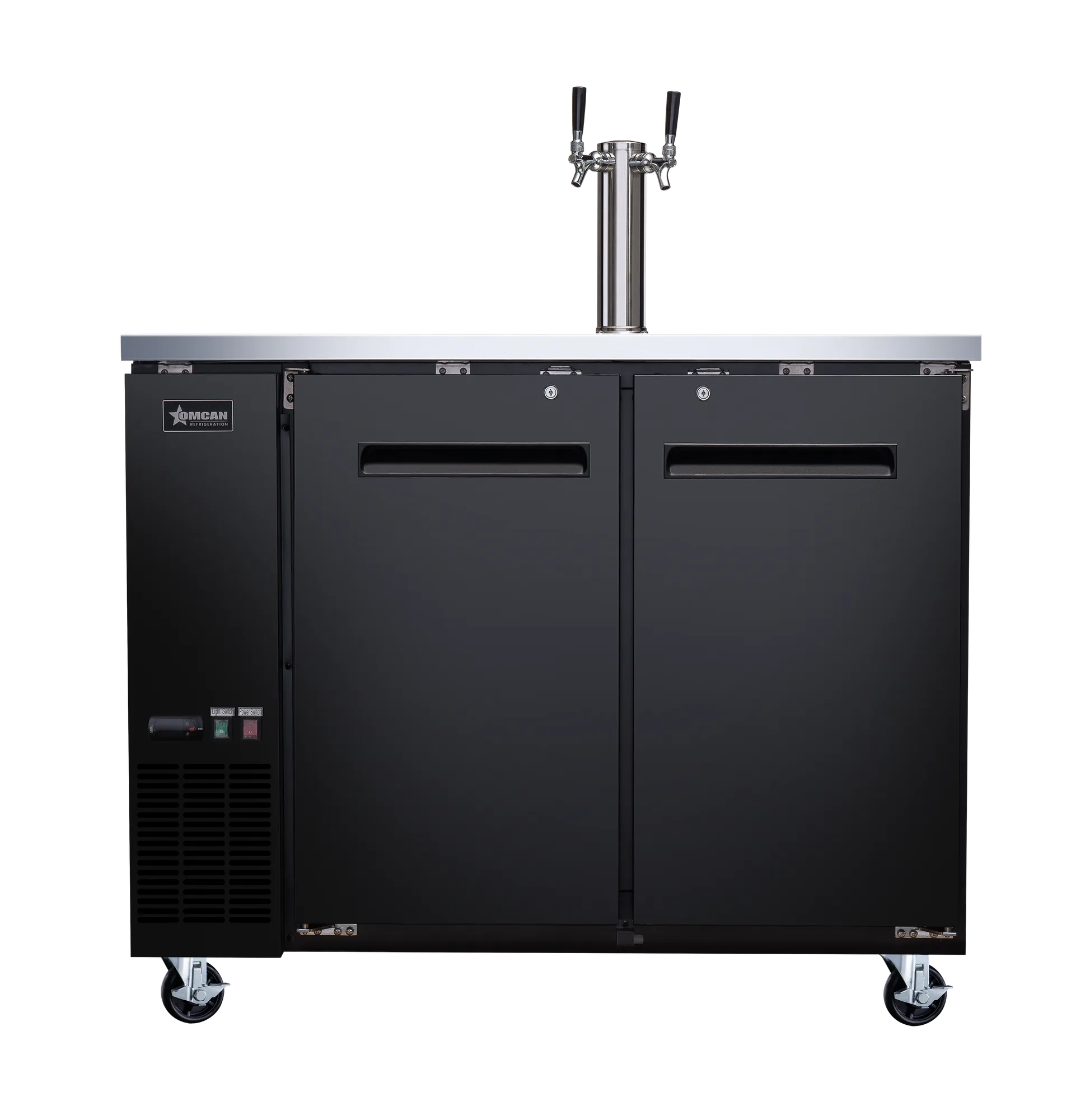 49″ Two (2) Door Kegerator / Beer Dispenser with 1 Tap, 11.8 cu.ft. (335 L)
