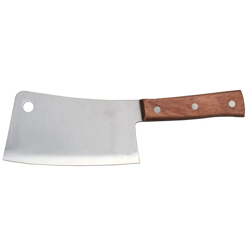 8" Cleaver with Wooden Handle