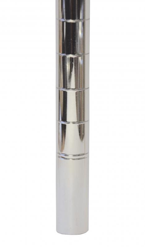 74" Chrome Post without Leveler