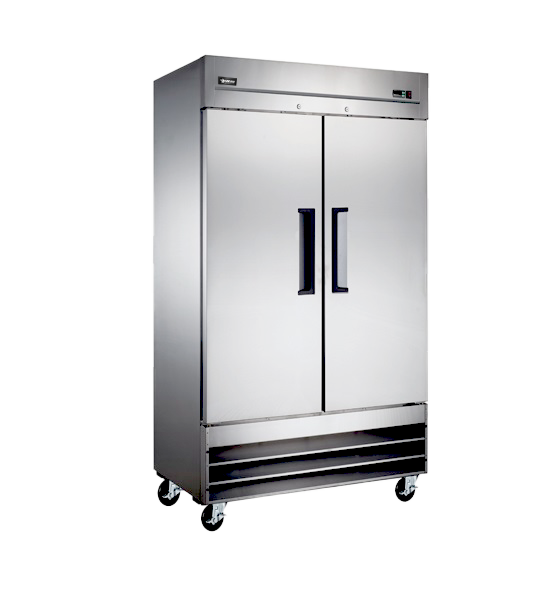 40” Stainless Steel Reach In Refrigerator, 2 Doors,  26.5 cu.ft. (750 L) - 115V/60/1