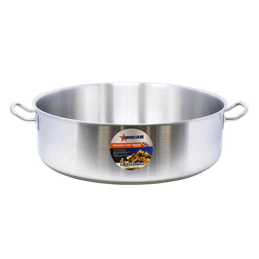 30 qt Stainless Steel Brazier with Lid