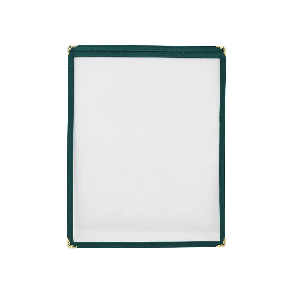 9 1/2″ x 11 3/4″ Green Single Menu Holder