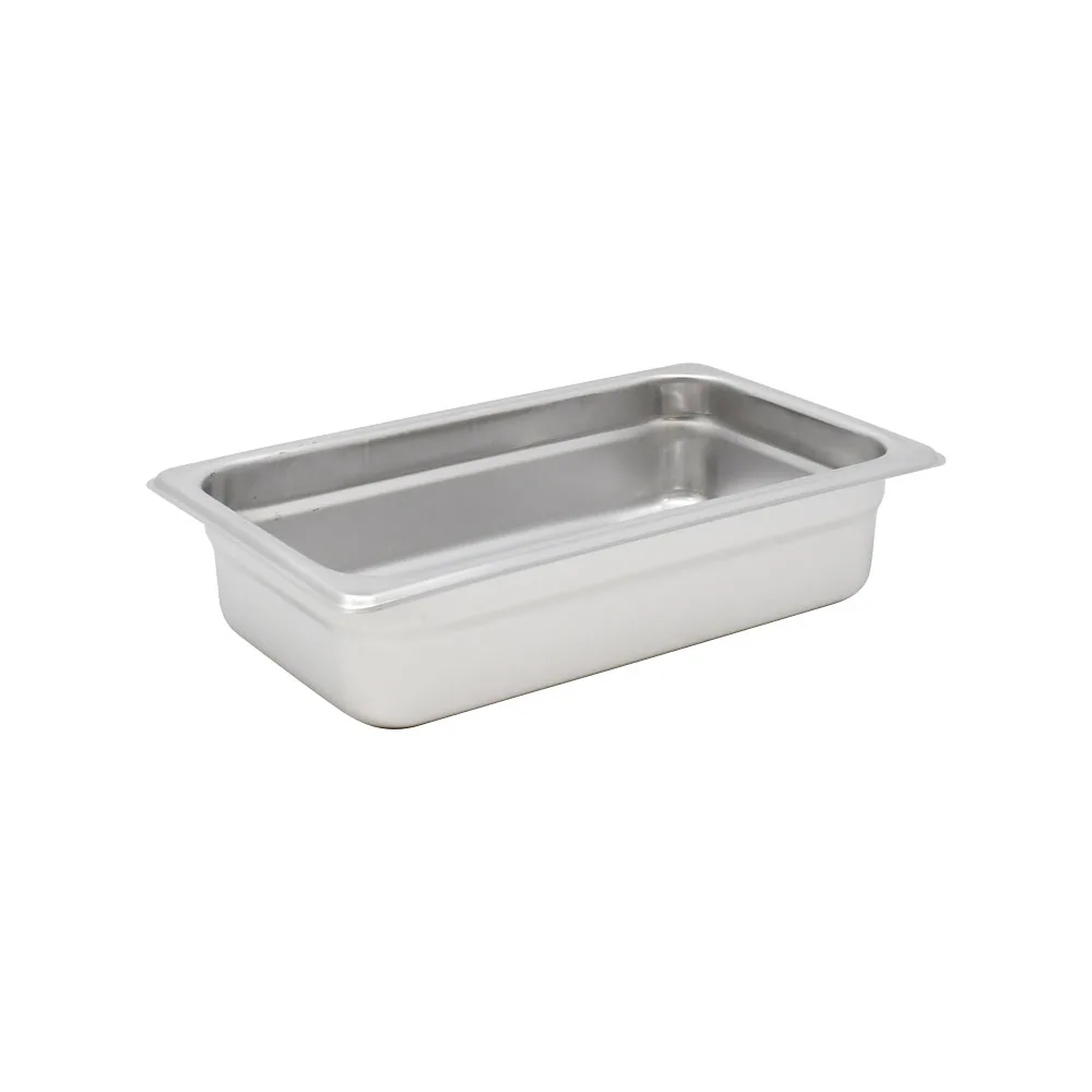 GN 1/4 Quarter-Size Stainless Steel Steam Table Pan – 2.5″ Deep