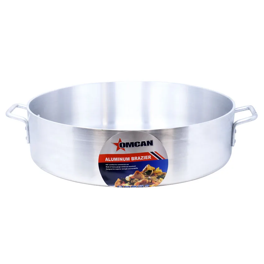 30 qt Aluminum Brazier Pan